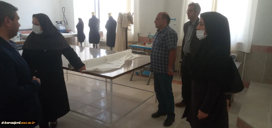 بازدید  مشاور مدیر عامل کارخانجات نساجی بروجرد 2