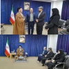 دیدار دکتر جلیلی معاون فرهنگی و دانشجویی دانشگاه فنی و حرفه ای کل کشور  و دکتر حمیدی ریاست دانشگاه فنی و حرفه ای استان لرستان با نماینده ولی فقیه و امام جمعه خرم آباد 2