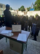در تاریخ ۲۹ اردیبهشت ۱۴۰۳ ساعت ۸ صبح خانم بهروش معاون واقای ناظریان رئیس اداره اموزش،اموزشکده دختران بروجرد در هنرستان حضرت زینب بروجرد حضور یافتند 8