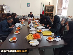 بازدید رئیس دانشگاه ملی مهارت استان لرستان جناب آقای دکتر کیوان مرادی پوراز آموزشکده دختران بروجرد 9