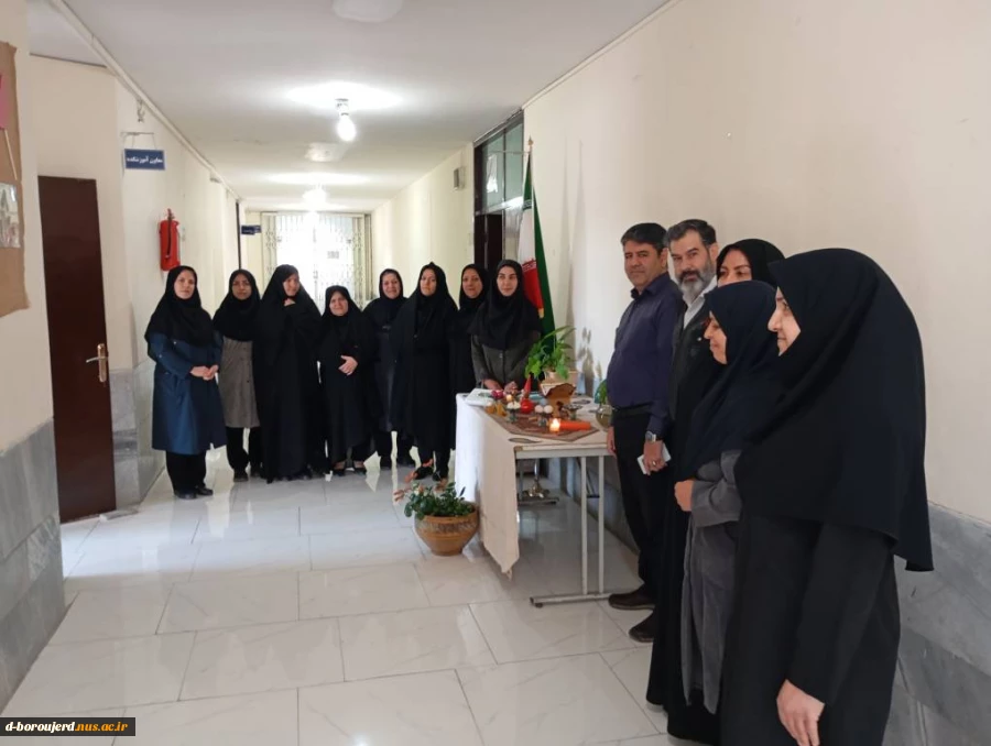 استقبال از بهار1404 با برپایی سفره هفت‌سین در آموزشکده ملی مهارت دختران بروجرد 4