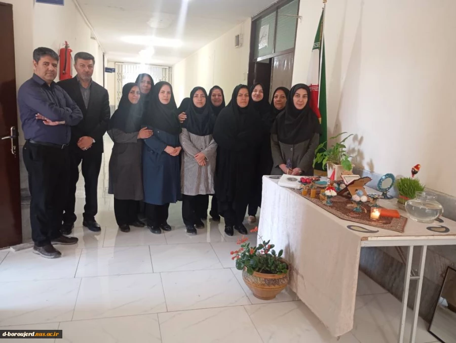 استقبال از بهار1404 با برپایی سفره هفت‌سین در آموزشکده ملی مهارت دختران بروجرد 6