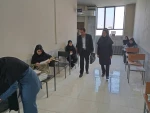 بازدید رئیس آموزشکده دختران بروجرد به همراه نمایندگان نظارت و ارزیابی دانشگاه ملی مهارت از روند برگزاری آزمون های پایان ترم نیمسال دوم سال تحصیلی 1404 4