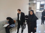 بازدید رئیس آموزشکده دختران بروجرد به همراه نمایندگان نظارت و ارزیابی دانشگاه ملی مهارت از روند برگزاری آزمون های پایان ترم نیمسال دوم سال تحصیلی 1404 6