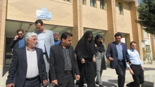 بازدید نماینده محترم شهرستان بروجرد در مجلس شورای اسلامی و هیات همراه از دانشگاه ملی مهارت - آموزشکده دختران  بروجرد 2