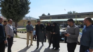 بازدید نماینده محترم شهرستان بروجرد در مجلس شورای اسلامی و هیات همراه از دانشگاه ملی مهارت - آموزشکده دختران  بروجرد 3