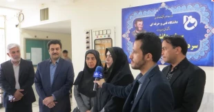 بازدید نماینده محترم شهرستان بروجرد در مجلس شورای اسلامی و هیات همراه از دانشگاه ملی مهارت - آموزشکده دختران  بروجرد 3