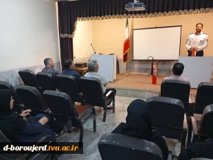 برگزاری دوره آموزشی آتش نشانی ویژه دانشجویان، کارکنان و اساتید 3